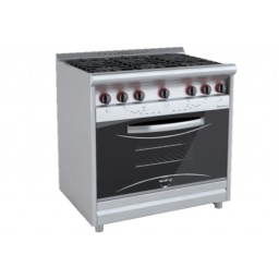 COCINA 6 HORNALLAS, HORNO, PUERTA DE VIDRIO MORELLI CHEFF 900