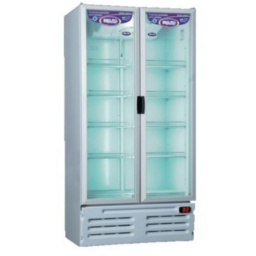 VITRINA EXHIBIDOR VERTICAL 2 PUERTAS 800 LTS INELRO MT 750