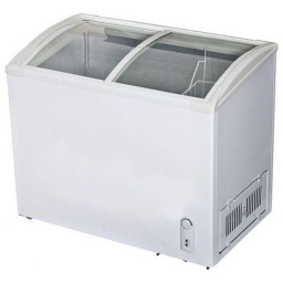 FREEZER 182L 2 PUERTAS VIDRIO CURVO, RUEDAS Y CANASTOS SD-182