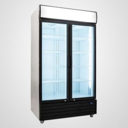 EXPOSITOR VERTICAL 700 LTS 2 PUERTAS DEMET