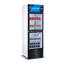 EXPOSITOR VERTICAL 2 PUERTAS 380 LT COMERCIAL