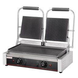 SANDWICHERA GRILL ELECTRICA DOBLE 58X40 CM COMERCIAL