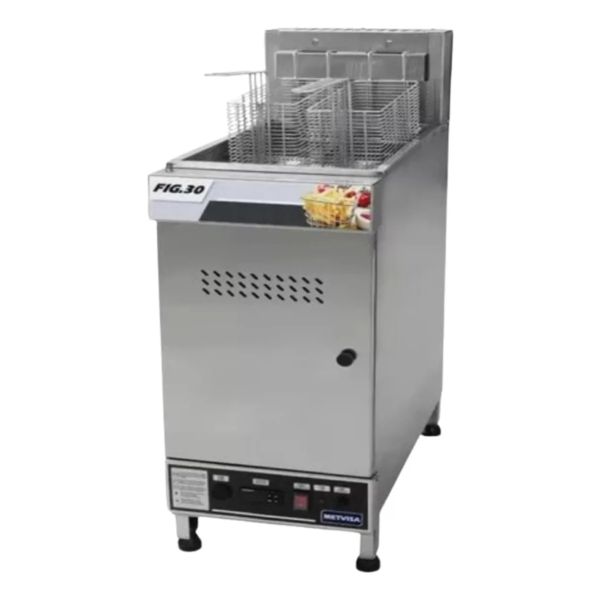 Fritador A Gas 30l Con Corte Automatico Metvisa Fig30