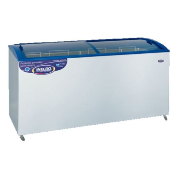 Freezer Puertas De Vidrio 350 Lts, 2 Puertas De Vidrio Curvo