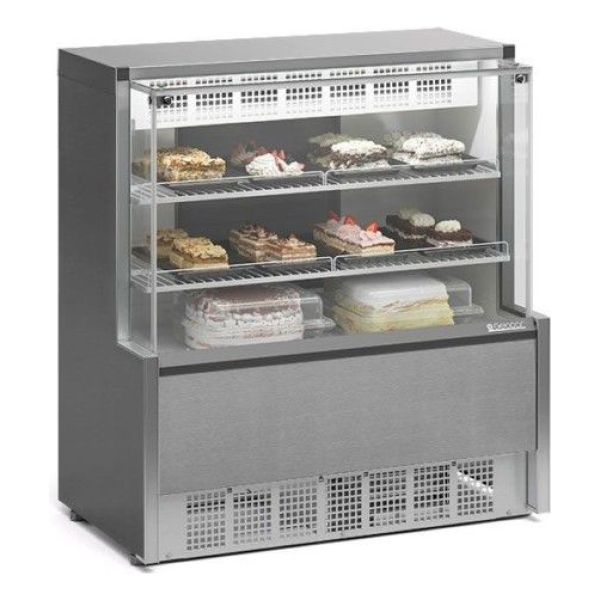 Vitrina 1,10m Aurora Refrigerada Vidrio Recto