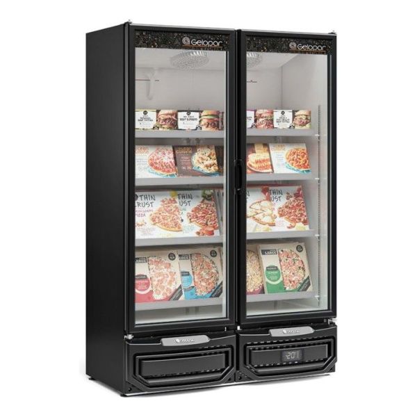 Freezer Puerta De Vidrio Doble, 960l Gelopar