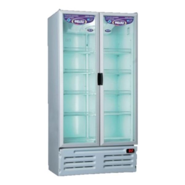 Vitrina Exhibidor Vertical 2 Puertas 1020 Lts Inelro Mt 980