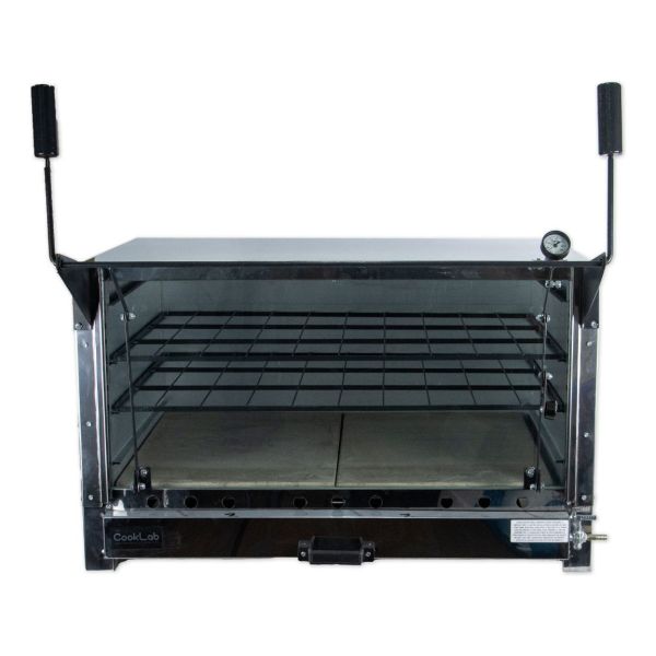 Horno Pizzero Refractario Compacto 80x62x37cm Cooklab - Imagen 2