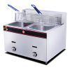 Fritador Freidora A Gas Dos Cubas 6 Lt + 6 Lt Hgf 72 Comerci