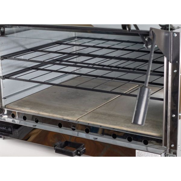 Horno Pizzero Refractario Compacto 80x62x37cm Cooklab - Imagen 4