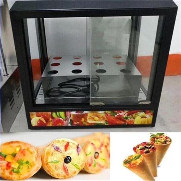 Mantenedor Exhibidor De Calor Para Pizza En Cono Unique - Imagen 2