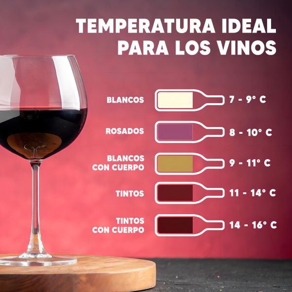 Enfriadora De Vinos Xion -capacidad 24 Botellas Doble Temp - Imagen 5