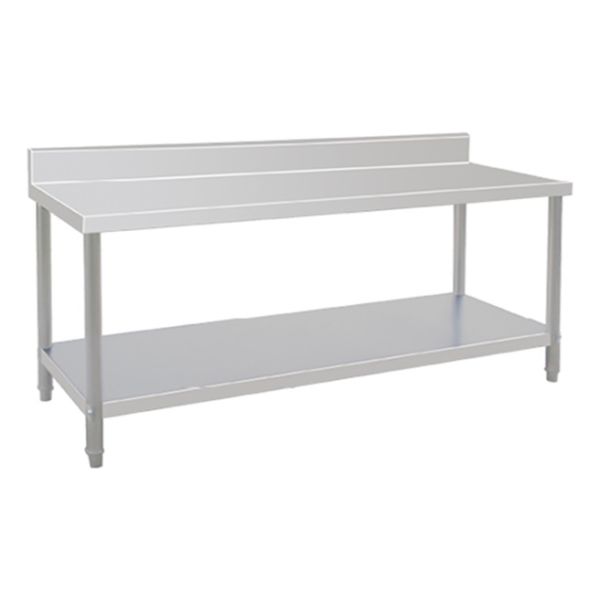 Mesada Trabajo Acero Inox C Zocalo Unique 1.8 Mt Reforzada
