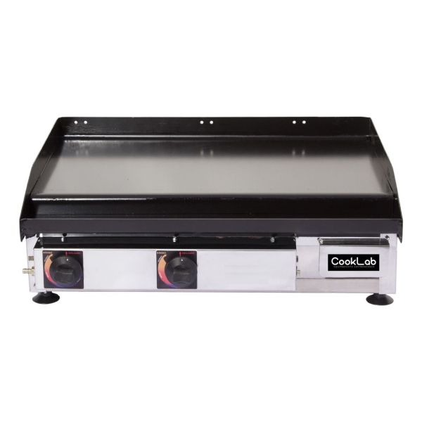 Plancha Chivetera A Gas 65x47 2 Quemadores Cooklab 11006