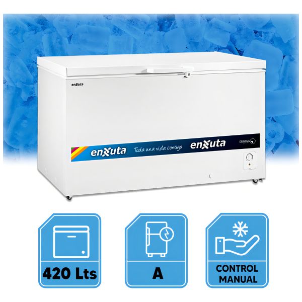 Freezer Horizontal Enxuta 420 Lts Fhenx 16420 Clase A Tg - Imagen 2