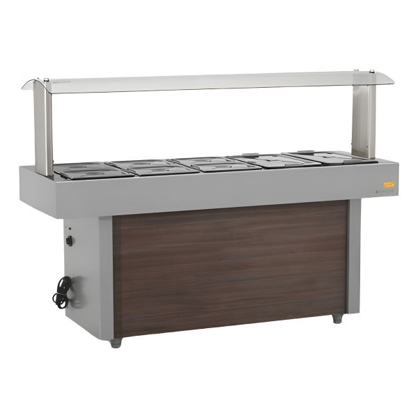 Mesa Buffet Calor 6 Cubas Gelopar Gmta-120