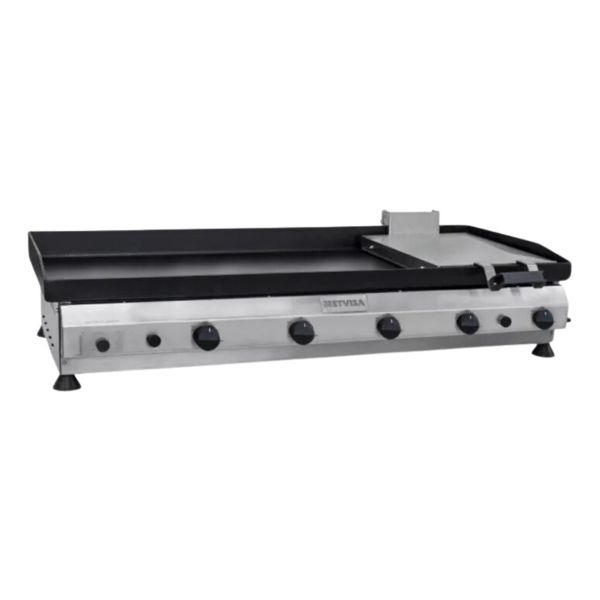 Plancha Chivitera 121 Cm A Gas 5 Quemadores | Metvisa