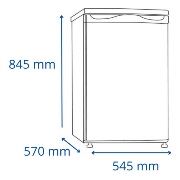 Freezer Vertical James 82 Lts Clase A Fvj 100 Kn Todo Gastro - Imagen 3