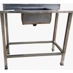 Mesada En Acero Inox, C/una Pileta. Nacional Mp-101 - Imagen 2