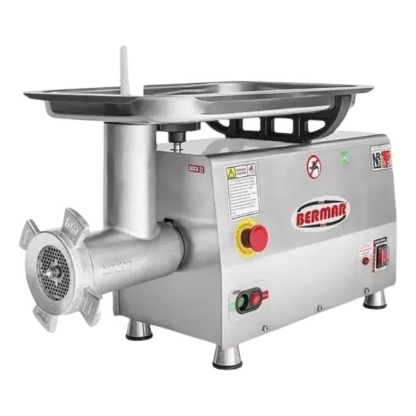 Picadora De Carne Buje 22 - 1 Hp Monof. Acero Inox