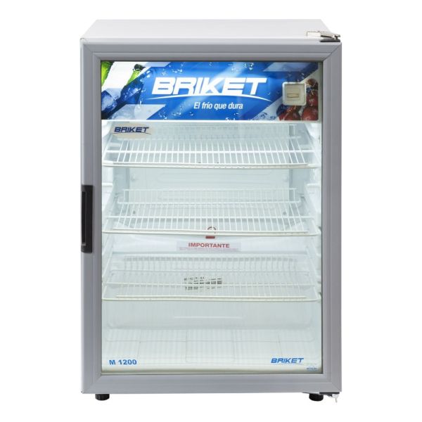 Vitrina Expositor Vertical Briket Argentina 120 Lts - Imagen 2