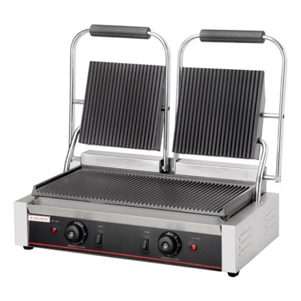Grill Electrico Doble Comercial Pan Sandwiches 58x40 Cm
