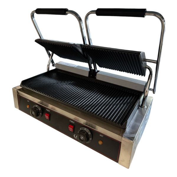 Grill Electrico Doble Comercial Pan Sandwiches 58x40 Cm - Imagen 2
