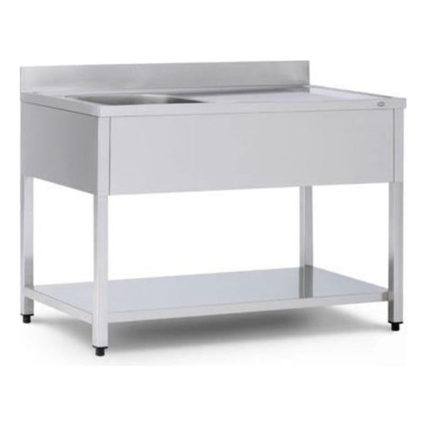 Mesada 1,50m Pileta C/base Y Zocalo, Desarmable Bv-76a1 - Imagen 3