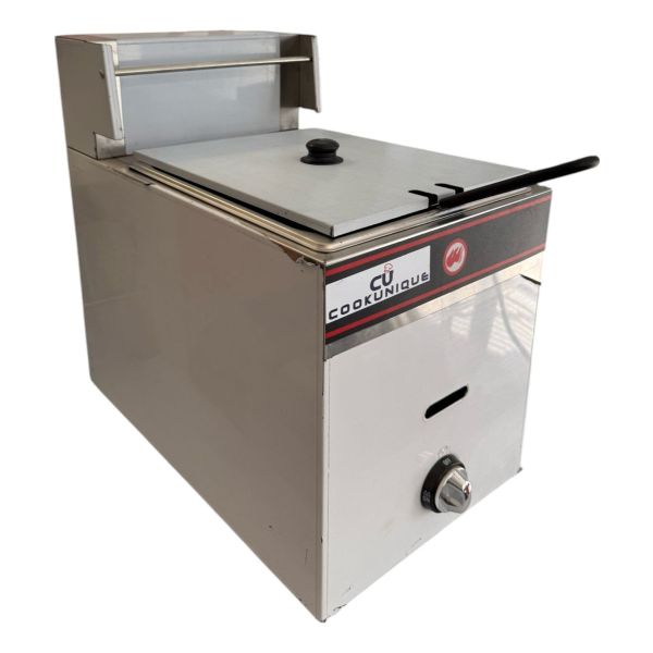 Fritador Freidora A Gas Una Cubas 6 Lt Hgf 71 Comercial - Imagen 3