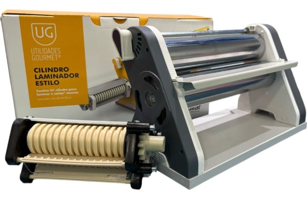 Sobadora Manual Anodilar De 28 Cm Con Cortador De Tallarines - Imagen 2
