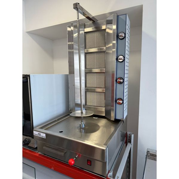 Horno Shawarma Kebab A Gas 4 Quemadores Rotativo - Imagen 2