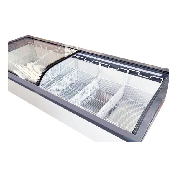 Freezer Tapa De Vidrio 550 Lt 1.5 Mt Pozo De Frío Tgr Blanco - Imagen 3