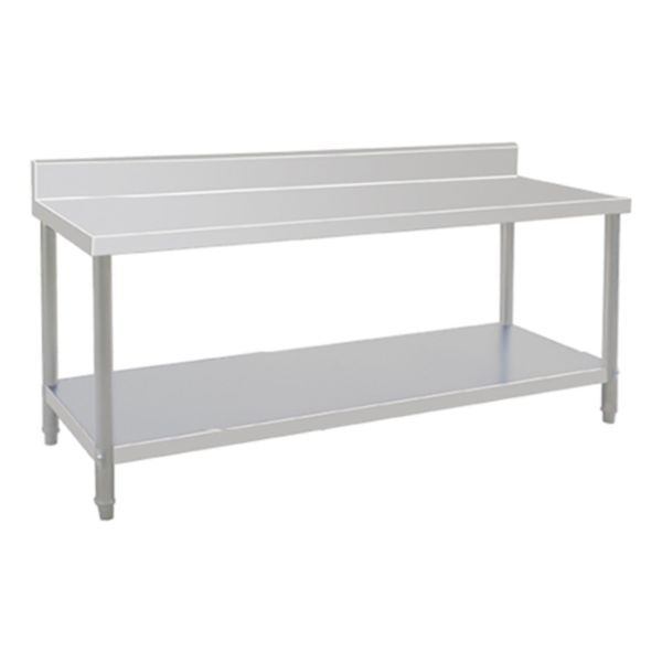 Mesada Trabajo Acero Inox C Zocalo Unique 1.8 Mt Reforzada - Imagen 4