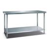 Mesada Trabajo Acero Inox Unique 1.2 Mt Reforzada - Imagen 2