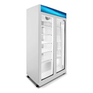 Expositor Vertical 2 Puertas Comercial 320w Frio Forzado 800