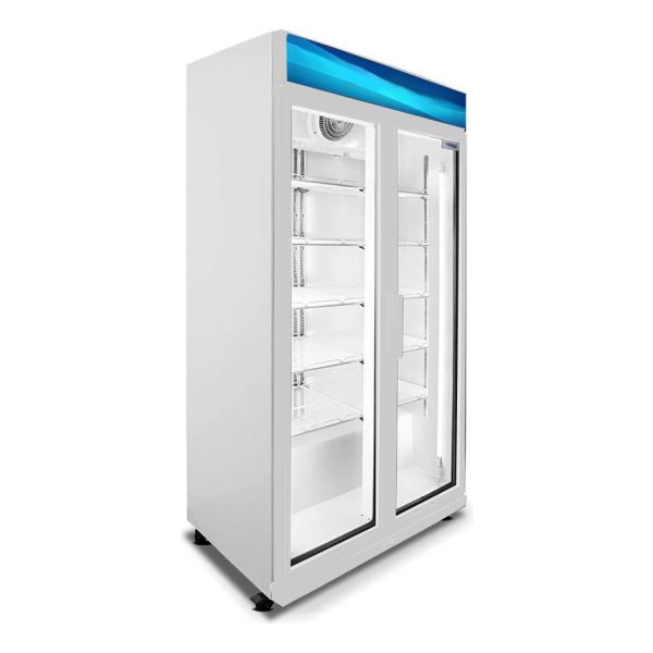 Expositor Vertical 2 Puertas Comercial 320w Frio Forzado 800