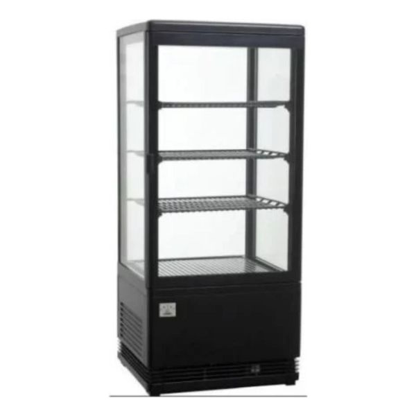 Expositor 4 Caras De Vidrio, 3 Parrillas Pvc Lundar Rt-78 - Imagen 2