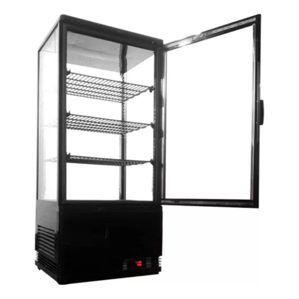 Expositor 4 Caras De Vidrio, 3 Parrillas Pvc Lundar Rt-78 - Imagen 3