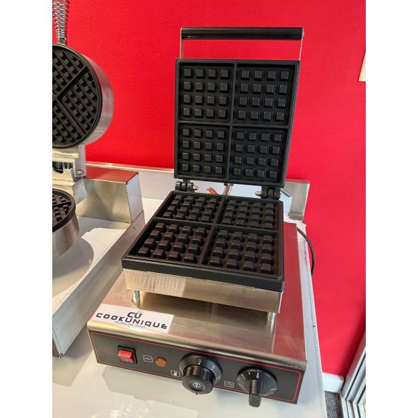 Waflera Waffle Rectangular Electrica Comercial 1.6 Kw - Imagen 2