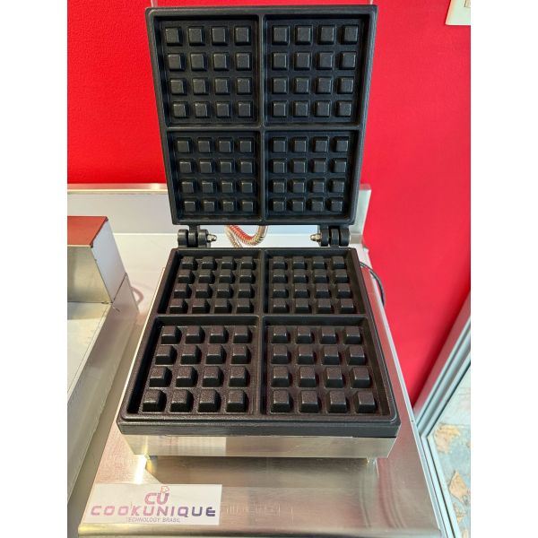 Waflera Waffle Rectangular Electrica Comercial 1.6 Kw - Imagen 3