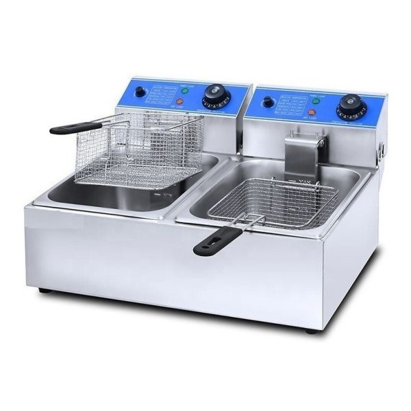 Freidora Industrial Demet Hef-82a 12l Gris