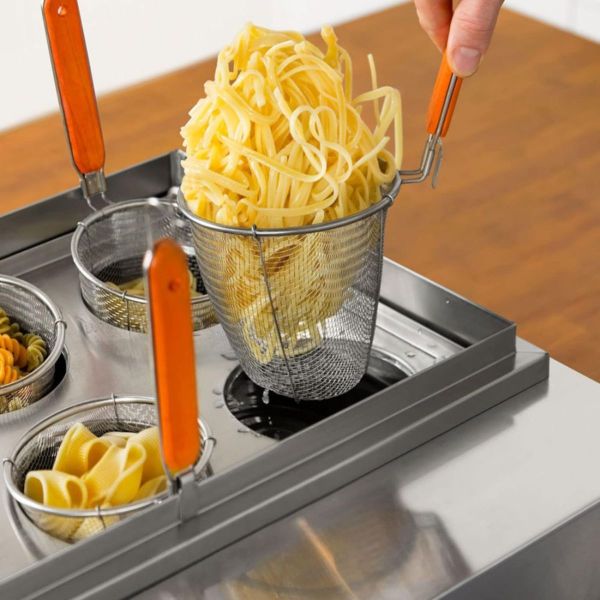 Cuece Cocinador De Pasta A Gas Unique 4 Canastos Industrial - Imagen 2