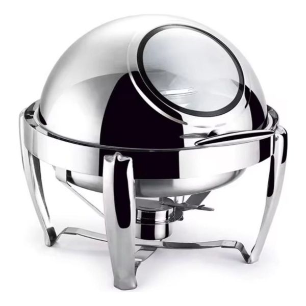 Fuente Para Buffet Chafing Dish Redondo Con Tapa Unique