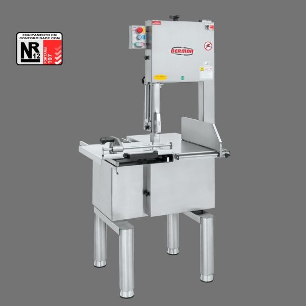 Sierra Para Carnes Bermar Acero Inox 2 Hp - Imagen 2