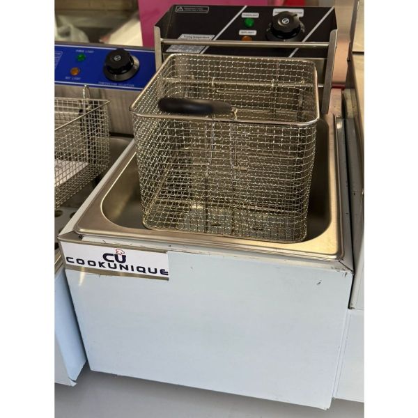 Fritador Freidora Electrico Una Cuba 8 Lt 2.8 Kw Comercial - Imagen 2