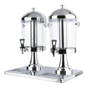Dispensador De Jugo Unique Comercial 2x8 Lt Doble