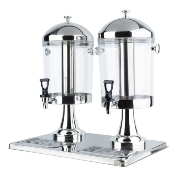Dispensador De Jugo Unique Comercial 2x8 Lt Doble