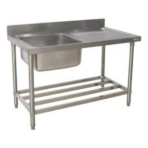 Mesa De Trabajo Mesada Con Pileta Unique 1.2x0.6 Mt Reforzad