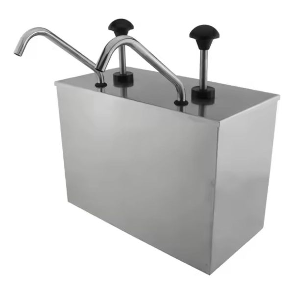 Dispensador De Salas Condimentos Doble Acero Unique