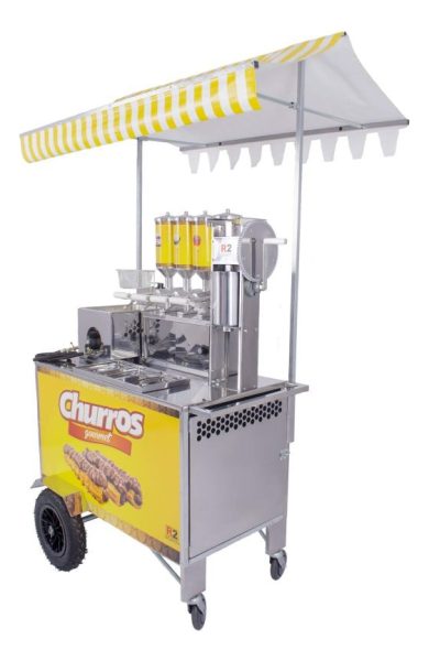 Carro Completo Para Venta De Churros R2 4 Maquinas - Imagen 5